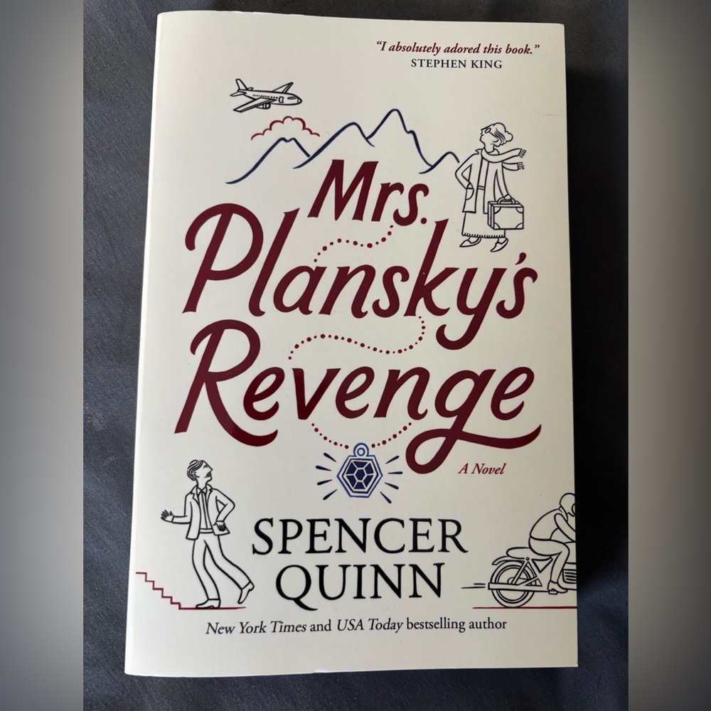 Mrs. Plansky’s Revenge a paperback Novell by Spencer Quinn